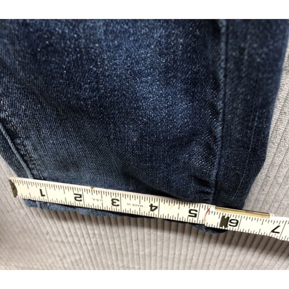 Machine Juniors Jeggings Size 9 Factory Destroyed Dark Wash - Picture 13 of 16